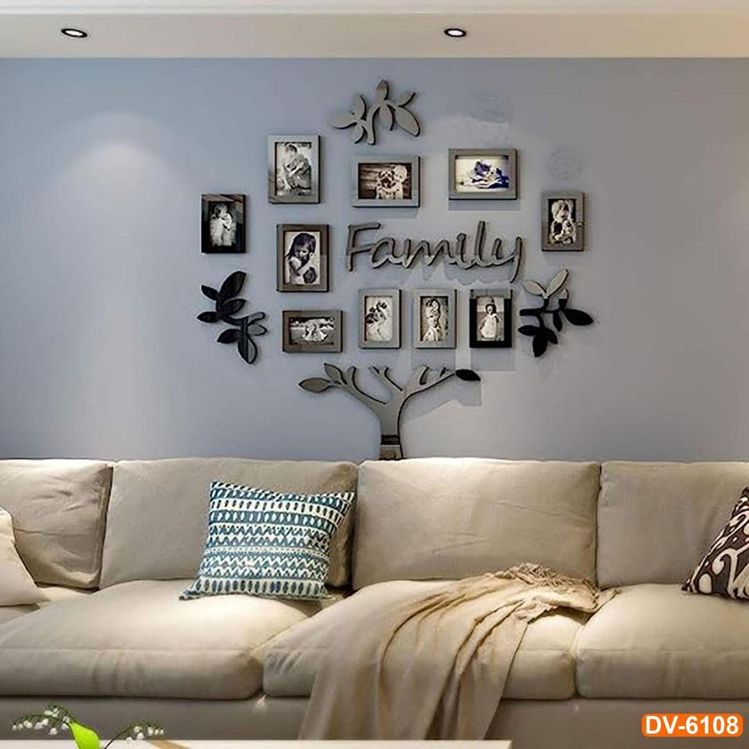Family Tree With Frames For Home Decor
